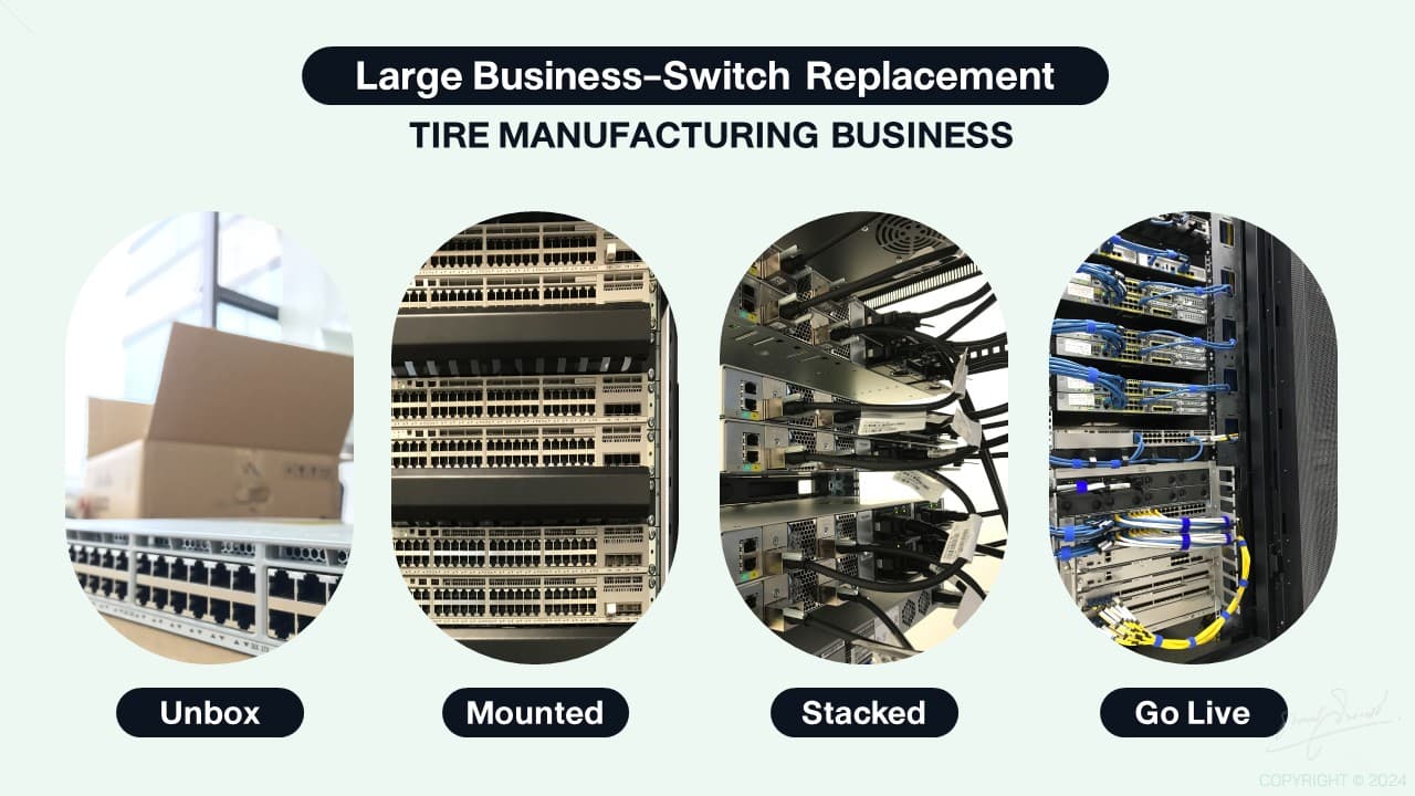 Large business switch replacement