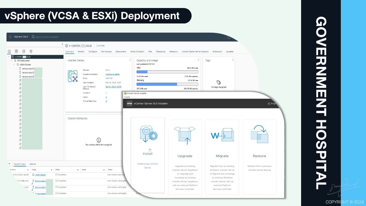 vSphere / security platform deployment