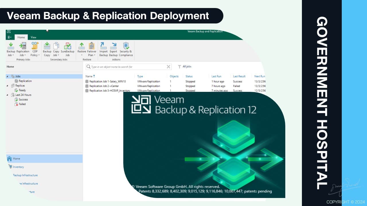 Backup & replication deployment